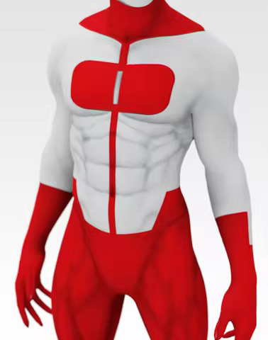 Halloween Omni-Man Spandex Cosplay Costume Adults Men Superhero Zentai Bodysuit Halloween Costume
