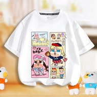 HOT Fashion Cute Popmart Crybaby T-shirt Unisex Women Girls Casual Cotton Tee Shirt Cotton Short Sle