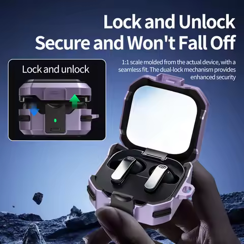 For Samsung Buds4/Buds4Pro Earbuds Case Earphone Case Cover Shockproof Protect Sleeve With Buckle Ho