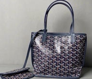 Goyard mini Tote Bag 藍色 細袋 goyard手袋