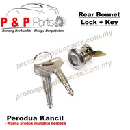 Rear Bonnet Lock With Key Lock Bonet Belakang Kunci - Perodua Kancil