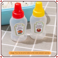 Polychromatic Condiment Squeeze Bottle Condiment Squeeze Box Single Squeeze Bottle Plastic Condiment Dispenser Plastic Salad Container Squeeze Sauce Bottle For Seasoning