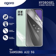 LAYAR Anti-Scratch Hydrogel For Samsung A22 5G Hydrogel SCREEN Protector Film - ANTI SPY, FULL SCREE