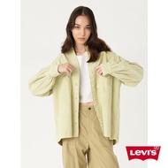 Levis Fresh果漾系列 女款 復古寬鬆版燈心絨襯衫外套 / 精工漂染工藝 檸檬黃 熱賣單品
