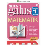 BUKU RUJUKAN : NOTA GALUS MATEMATIK TINGKATAN 1 KSSM