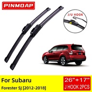 For Subaru Forester SJ 2012 2013 2014 2015 2016 2017 2018  Front Wiper Blades Brushes Cutter Accesso