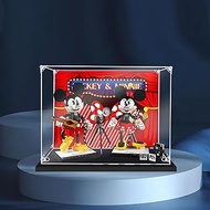 Acrylic Display case for Lego Disney Mickey Mouse & Minnie Mouse Character 43179 (Lego Set is not In