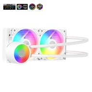 MINGSU Xuntai Light Shadow 360 240 ARGB integrated water cooling พัดลมหม้อน้ำ CPU สีขาว ARGB ท่อความ