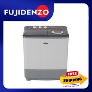 Fujidenzo 8 kg Twin Tub Washing Machine with Dryer JWT-801  (Gray)