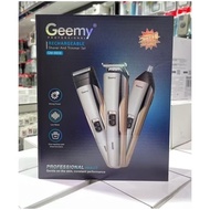 Geemy Gm-6659 RECHARGEABLE 3IN 1 SHAVER AND TRIMMER SET-6659 Grooming Hair Clipper.$