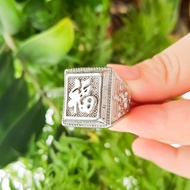 Nhẫn Nam Chữ Phước ( Phúc ) - Như Vàng Thật - Mang đi chơi đi tiệc đều đẹp - Bao đổi trả trong 07 ng