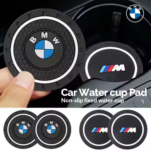 Car Coaster Water Cup Bottle Holder Mat Anti-Slip Pad For BMW 1 2 3 4 5 6 7 Series X1 X2 X3 X4 X5 X6