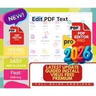 PDF Editor Pro DC 2026 | PDF Coverter | PDF Pro EDIT SIGN🔥+Video Install | McosM1-M5 Full Version
