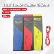 3.5Mm to 3.5mm Male to Male Audio Cable AUX Audio Cable / Color Audio Cable
