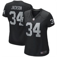 NFL Las Vegas Raiders Game Uniform Women's Bo Jackson No. 34 Football Jersey