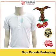 [READY STOCK]BAJU PAGODA BERBUTANG 402 100% ORIGINAL GARUDA PAGODA COTTON PUTIH