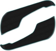 YOURS ZR-V Dedicated Door Trim Guard 2 PCS [Carbon Style/Moss Green] Kick Guard Design Sewn Made in 