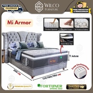 Kasur Springbed Fortuner Mi Armor / Matras Double Plush Top / Kasur Fortuner Premium Tebal 40 Cm