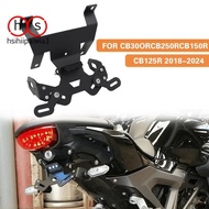 License Plate Holder Frame with LED Light for  CB125R CB150R CB250R CB300R 2018-2024 Motorbike Acces