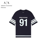 Armani Exchange เสื้อยืดผู้ชาย รุ่น XM001852-AF10361-UB101 - สีฟ้า