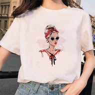 woman T-shirt | woman cartoon T-shirt -  (suitable for women)
