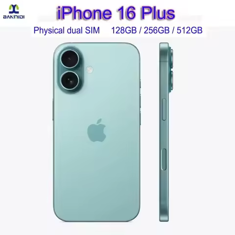 Original Apple iPhone 16 Plus Dual SIM Mobile Phone 6.7" Super Retina XDR OLED 48MP iOS 18 5G Smartp