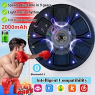 Music Boxing Machine,New Smart Music Boxing Trainer Electronic Boxing Practice Wall Target Boxing Ma