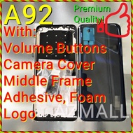 (2 Colors) NEW ORI Full Housing Volume Button Frame Battery Camera Cover for Oppo A92 (2020) / CPH20