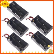 [Fast D]5 Pcs 3.7V 18650 Battery Holder Housing Plastic Battery Storage Box with Wire Leads ,18650 B