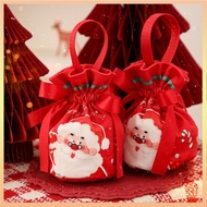 New Year Christmas Decorations For Home Velvet Drawstring Gift Bag Large Candy Christmas Bags Holida