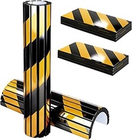 OMISTAR 8 Pcs Garage Wall Protectors, Garage Wall Corner Foam Guards, Reflective Pole Protectors, St