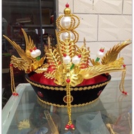 Drama Costume Queen Phoenix Crown Emperor Pearl Gorgeous Hat Qing Dynasty Queen pdd// LZQ 2025.9.23