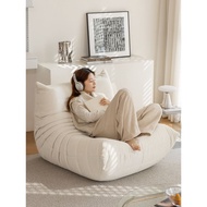 Caterpillar Sofa togo Balcony Leisure Single Chair Modern Living Room Reclining Cream Reclining Lazy