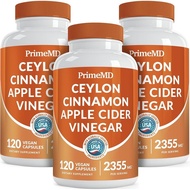 5-in-1 Ceylon Cinnamon Capsules 2355mg - Ceylon Cinnamon and Apple Cider Vinegar Capsules - and Pana