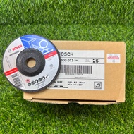 BOSCH 25 pcs- 4" Cakera Pengisaran/Grinding Disc 1 BOX/1 Kotak (100mm x 6mm x 16mm) - 2608600017