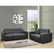 UTL N631 Super Value 2+3 Sofa Set [Can choose colour] [Water Resistance Fabric or Casa Leather]