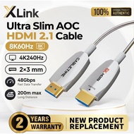 CABLETIME Cable HDMI Fiber Optic AOC 2.1 8K60Hz 4K240Hz HDR Ultra Thin Slim