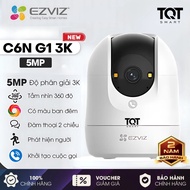 Ezviz C6N G1 5MP Indoor Camera - 2-Way Talk, 1 Touch Call, Night Color, Siren, Rotates to People