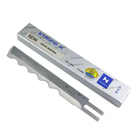 5 inch Wave Edge Blade For KM and Eastman Straight Cutting Machine Fabric Cut Knife Made By Alloy St