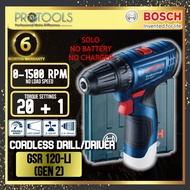 BOSCH 12V GSR 120-LI GEN2 DRILL DRIVER ( GSR120-LI / GSR120 / GSR120LI ) [ BOSCH CORDLESS ]