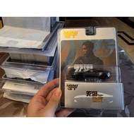 MINIGT1: 64 #904 007 Aston Martin DBS Alloy Car Model Wall Card "no time to die" Brand New Ready Sto