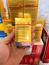 [ Date 2030 ] Dầu vàng Nanogize Longevity Essential Oil 21ml Mỹ.