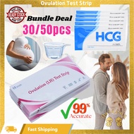 30/50pcs Ovulation Test Strip OPK LH Ovulasi/Test Hari Subur Ovulation Test Strip OPK LH Ovulasi Che