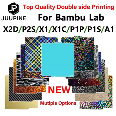3D Printer Build Plate for Bambu Lab P2S X1 X1C P1P P1S A1 3D Printer Accessories PET Carbon fiber D