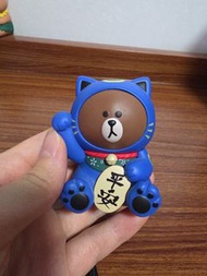line friend熊大招財貓