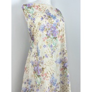 Embroidery cotton bidang 60”, kain pasang cotton sulam, kain pasang cotton embroidery readystock