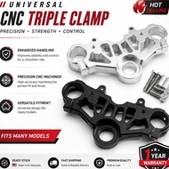 RXZ HANDLE CROWN BILLET CNC ALLOY BRACKET SILVER CHROME RXZ CUTTING ALUMINUM TRIPLE RXZ BRACKET CROW