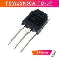 2pcs FSW25N50A TO-3P 25A/500V N-channel MOSFET Transistor New Original