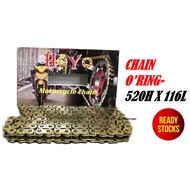 520H X 116L O'RING CHAIN