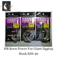 HR KEEN POWER FOR GAINT JIGGING HOOK SJH-40 (5pcs)